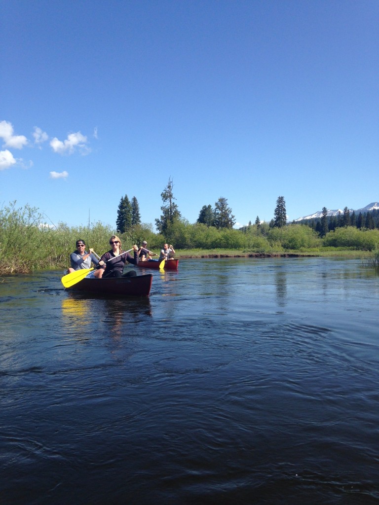 Navigating the Clearwater Canoe Trail.