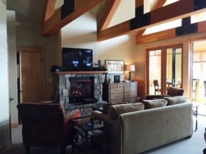 (Mountainside lodging at Whitefish Mountain Resort)