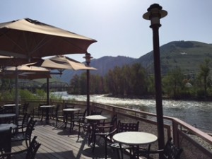 (Riverside dining at the DoubleTree by Hilton Missoula Edgewater)