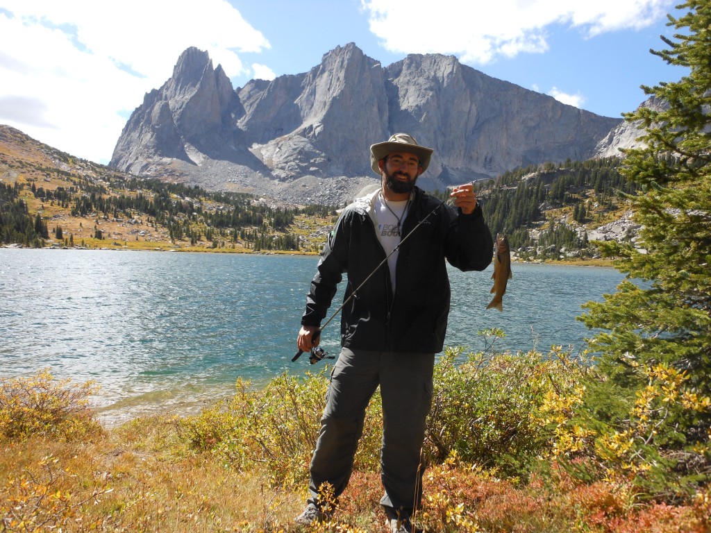 Fishing in the Wind River Range. Photo courtesy James Scoon.