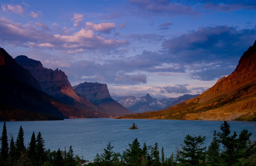 Glacier National Park's St. Mary Lake and Wild Goose Island. Photo courtesy Donnie Sexton. 