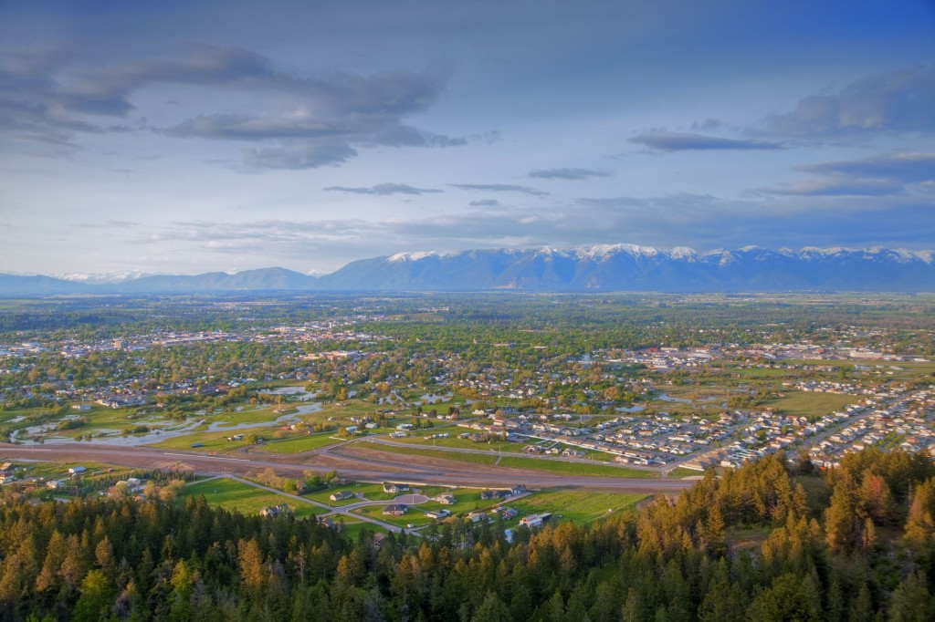 The view of Kalispell from Lone Pine State Park: Photo: Chuck Haney
