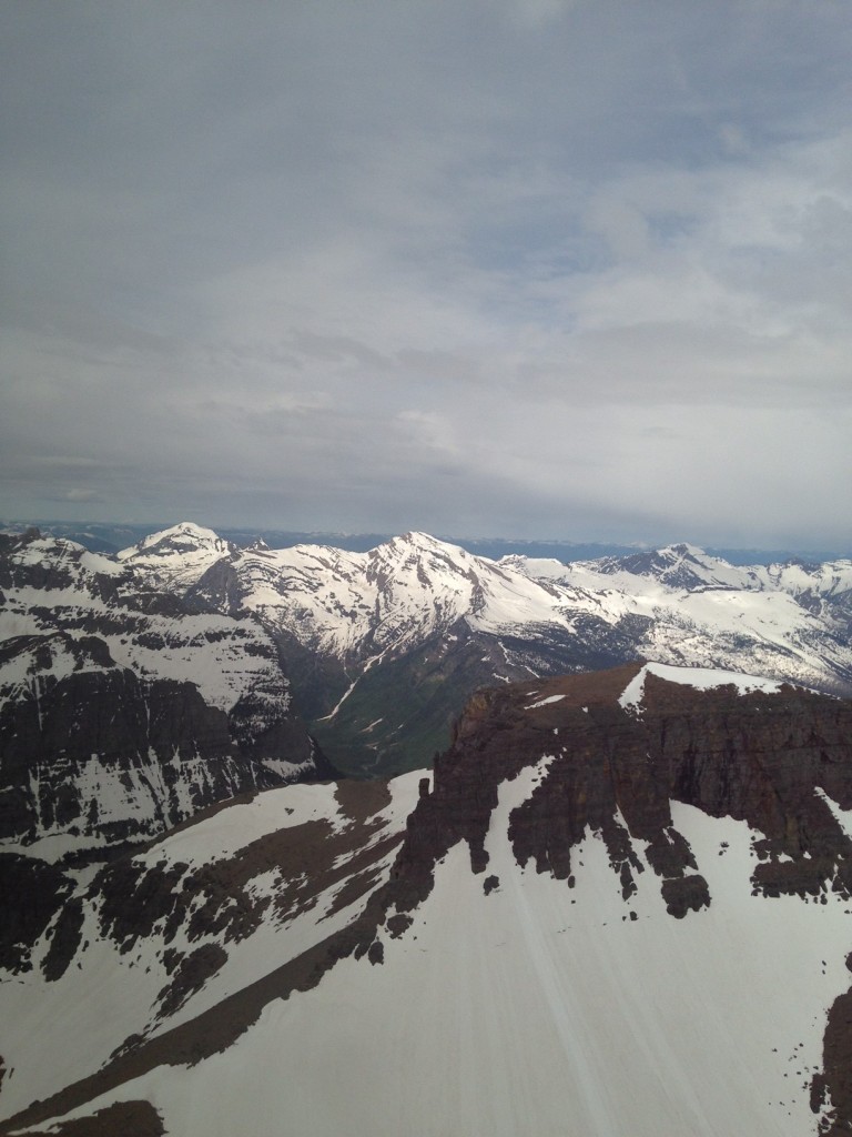 The view from a helicopter tour with Glacier Jet Center. 