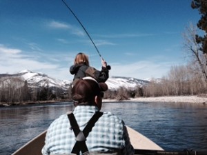 Guided fly-fishing lessons on the Bitterroot River.