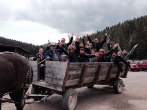 Wagon loads of fun at Bar W Guest Ranch.