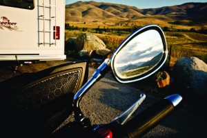 Hitting the open road in Montana.