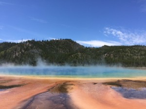 Grand Prismatic Spring in Yellowstone National Park.