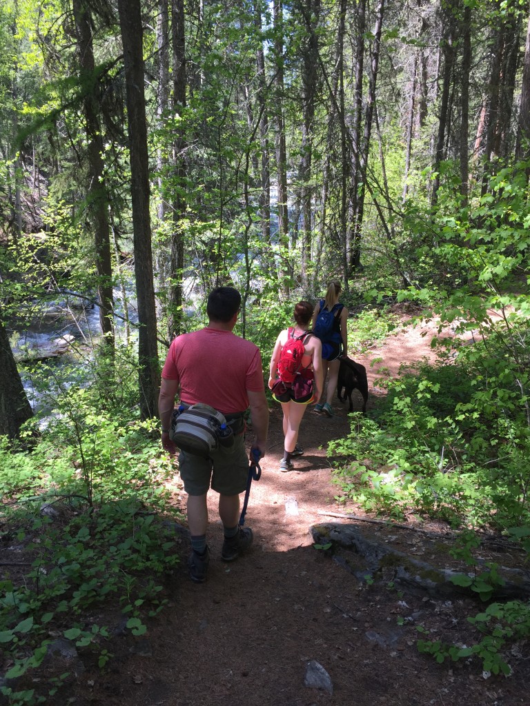 Hiking in the Bitterroot National Forest.