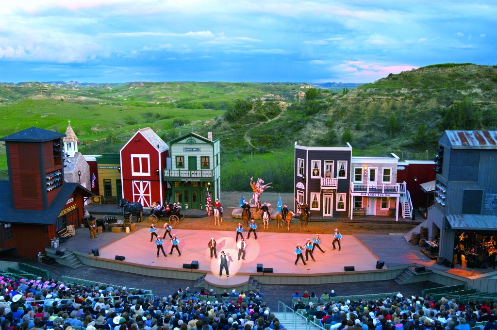 Medora Musical with Theodore Roosevelt National Park as its backdrop.