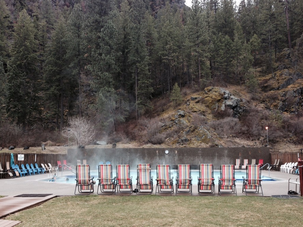 Rejuvenating pools at Quinn’s Hot Springs.