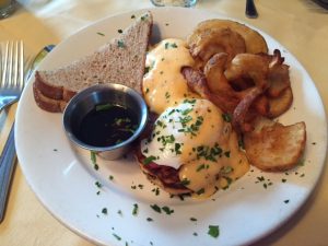 Breakfast at Belton Chalet.